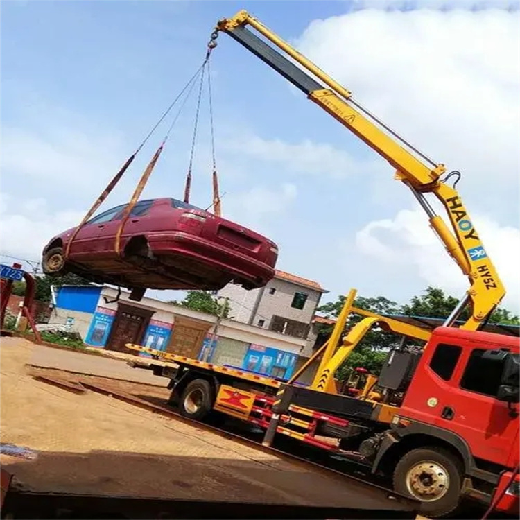 江汉吊车救援小汽车怎么吊